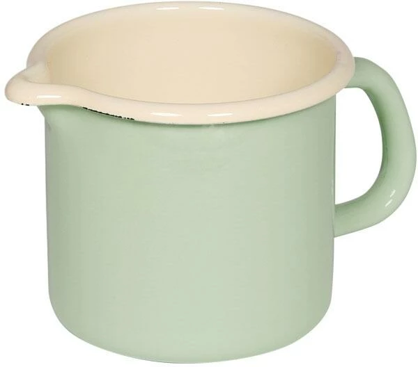 Riess Emaille Riess Schnabeltopf Aus Emaille In Nilgrün