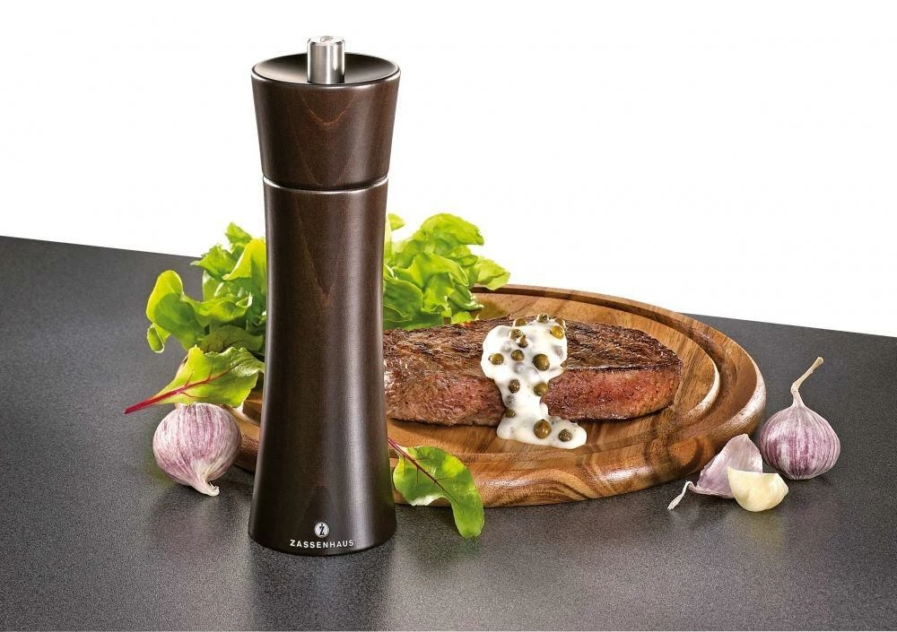 Zassenhaus Pfeffermühle Frankfurt Aus Buche Wenge Gebeizt – Bild 3