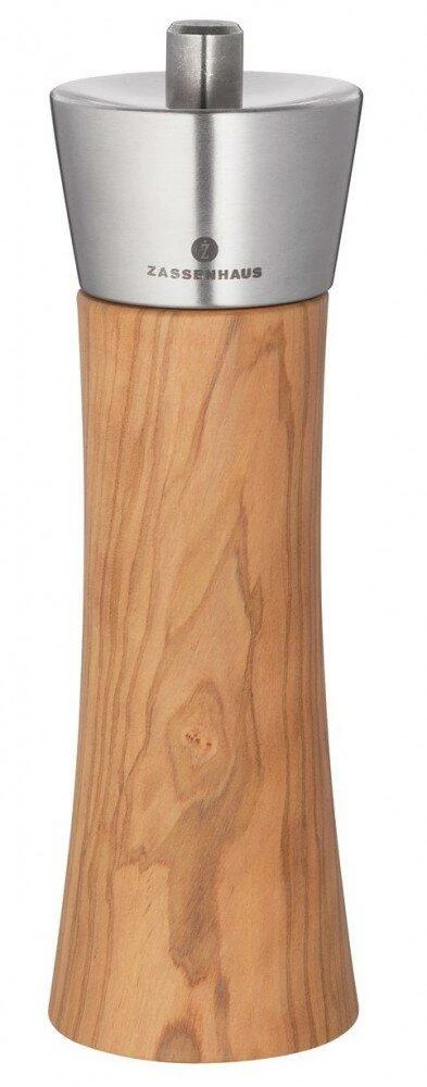 Zassenhaus Salzmühle Augsburg Aus Edelstahl/ Olivenholz