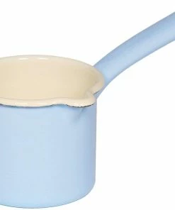 Riess Emaille Riess Schnabeltopf Mit Stiel Aus Emaille In Pastell-blau