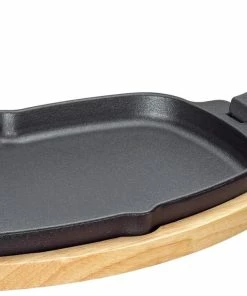 Küchenprofi Servierpfanne Mit Abnehmbarem Griff Und Holzbrett