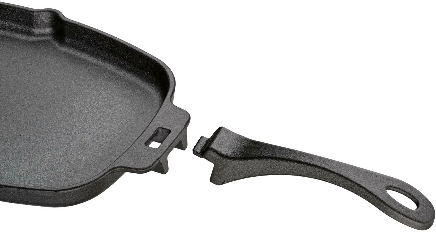 Küchenprofi Servierpfanne Mit Abnehmbarem Griff Und Holzbrett – Bild 3