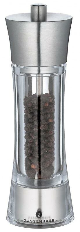 Zassenhaus Pfeffermühle Aachen Edelstahl/Acryl