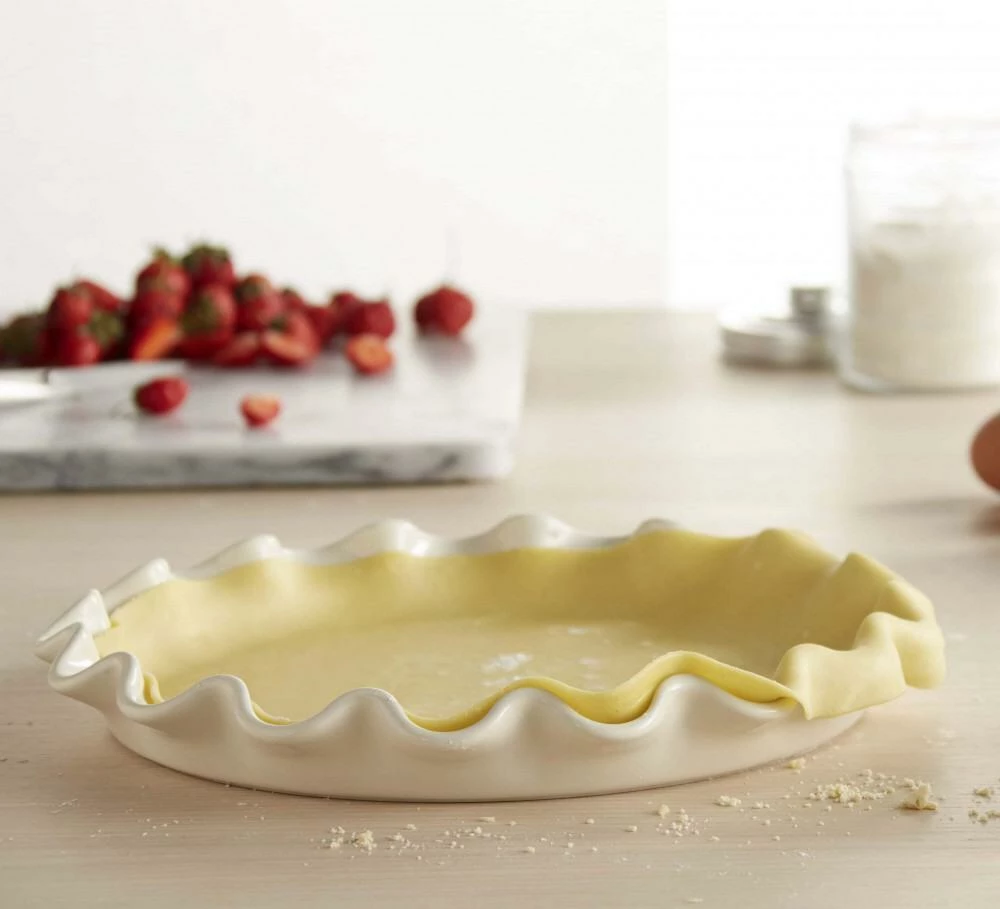 Emile Henry Tarte- & Quicheform Mit Wellenrand In Granatapfel – Bild 2