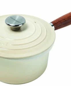 Le Creuset Profitopf Mit Holzgriff In Meringue