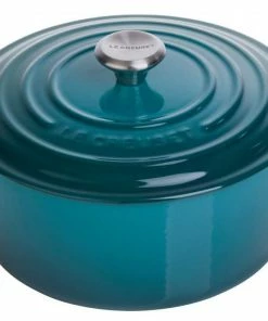 Le Creuset Bräter Signature Rund In Deep Teal