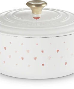 Le Creuset Bräter Signature Rund Hearts, 22 Cm