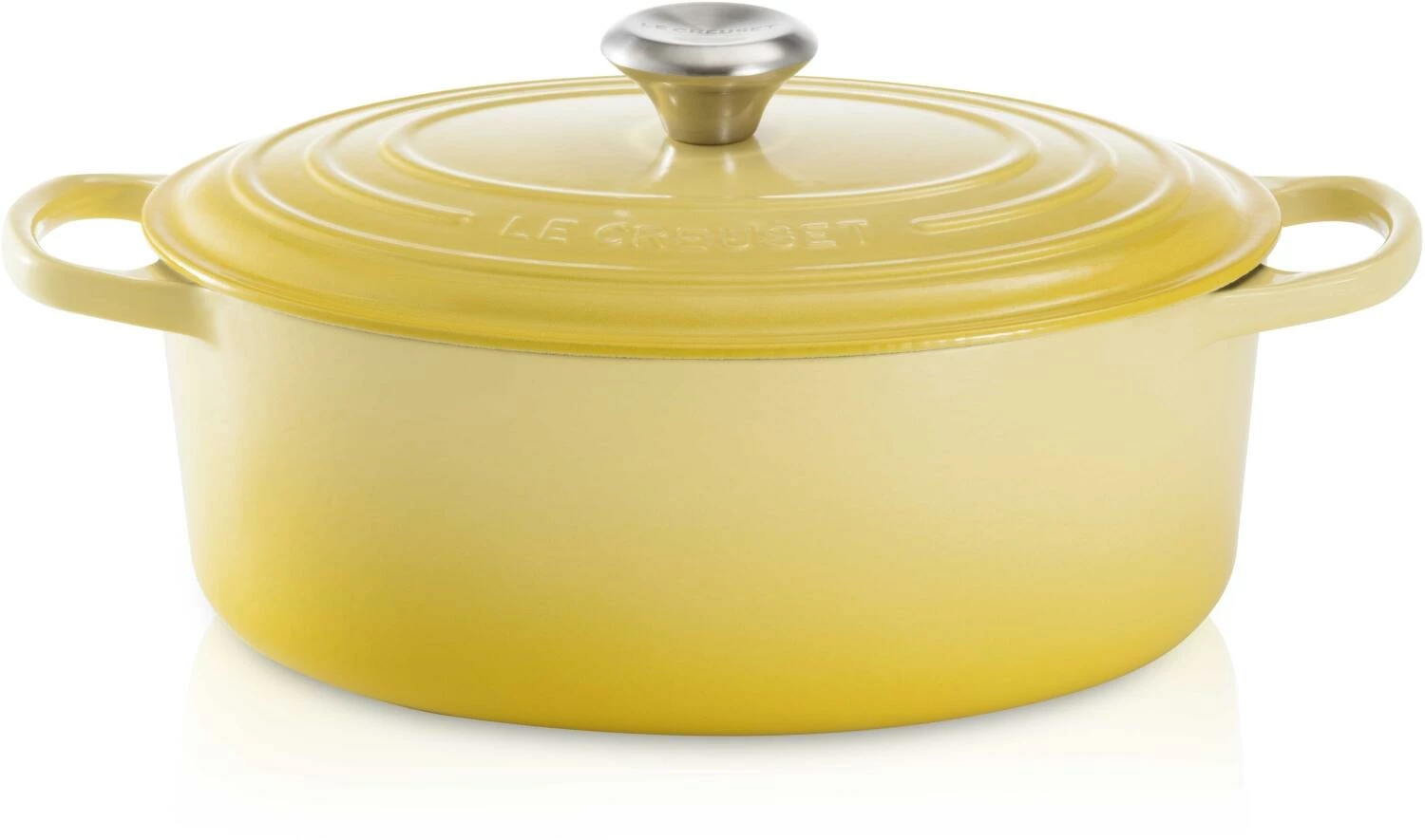Le Creuset Bräter Signature Oval In Citrus – Bild 3
