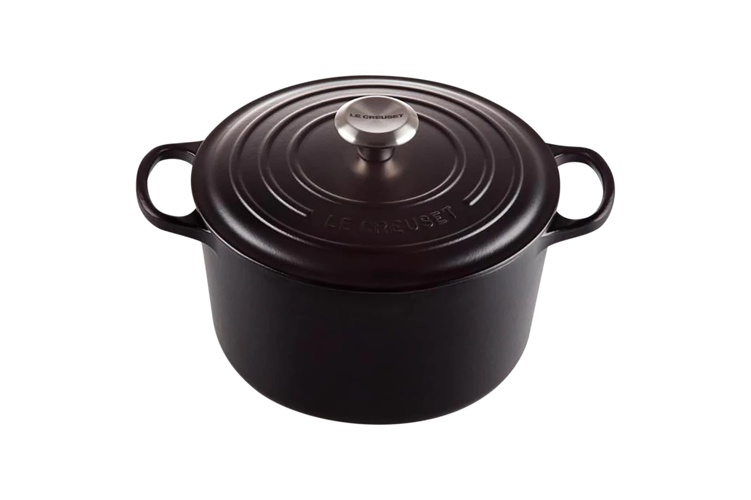 Le Creuset Hoher Bräter Signature Rund In Schwarz – Bild 2