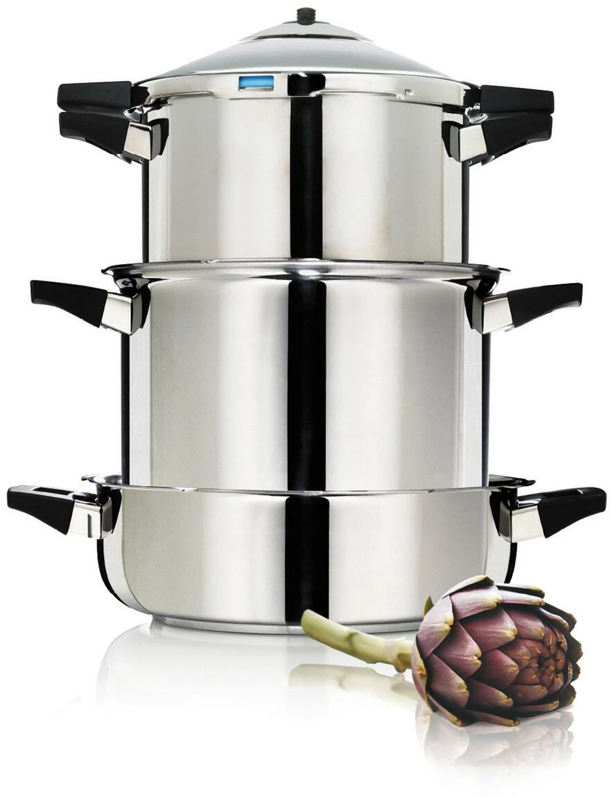 Kuhn Rikon DUROMATIC® Inox Set Seitengriffmodelle 2.5L & 6L/24cm – Bild 2