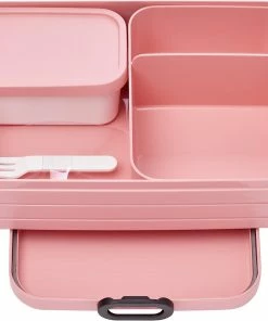 Mepal Bento Lunchbox Take A Break Large - Nordic Pink