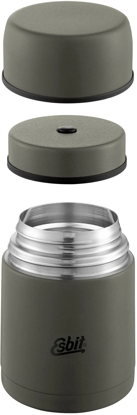 Esbit Edelstahl Thermobehälter "Food", 0.5L, Olivgrün – Bild 5