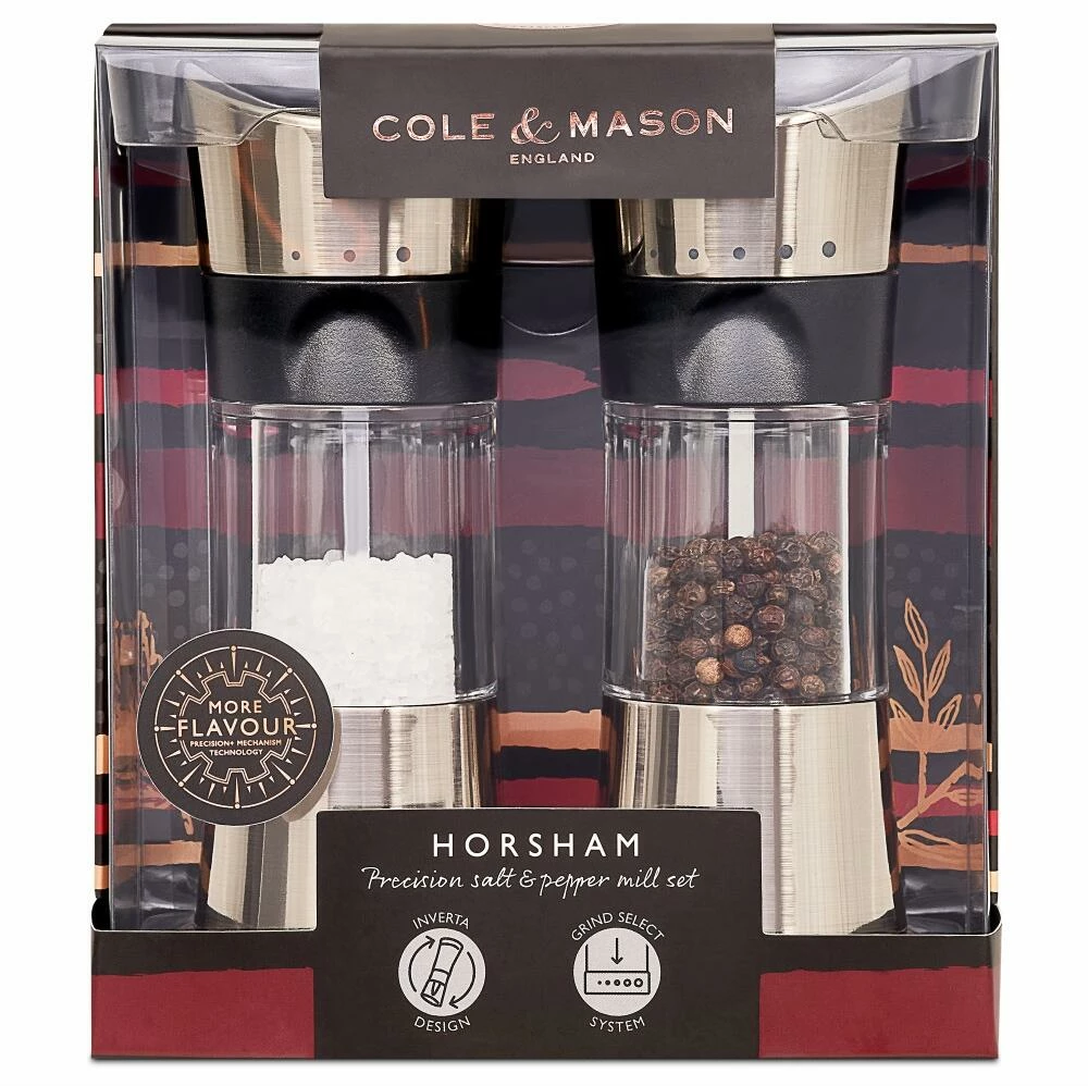Cole & Mason Horsham Salz- Und Pfeffermühle Geschenkset, 15,4 Cm – Bild 5