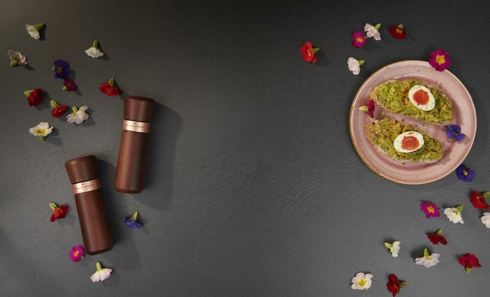 Cole & Mason Lyndhurst Chestnut & Rosé Gold Salz- Und Pfeffermühle Geschenkset, 18,5 Cm – Bild 11