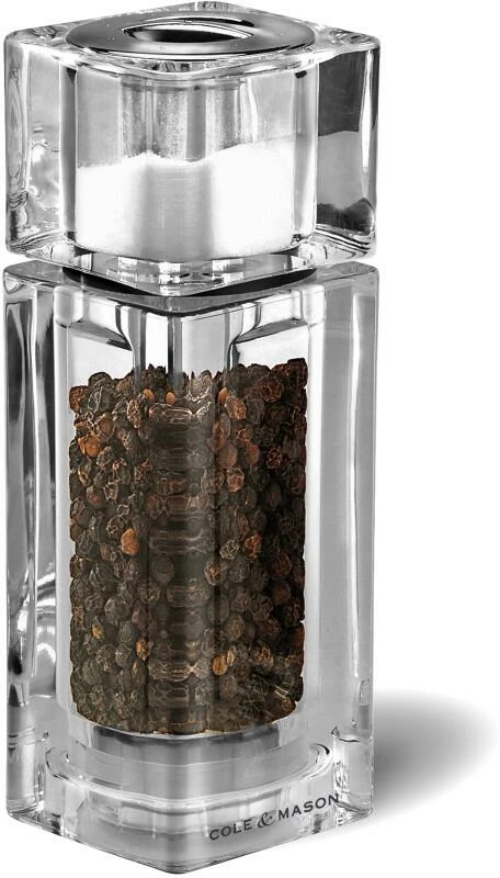 Cole & Mason Cube Combi Salz- Und Pfeffermühle, 14,5 Cm