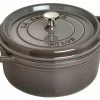 Staub Cocotte Rund Aus Gusseisen In Graphitgrau