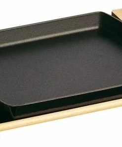 Staub Auflaufform Mit Holzgestell