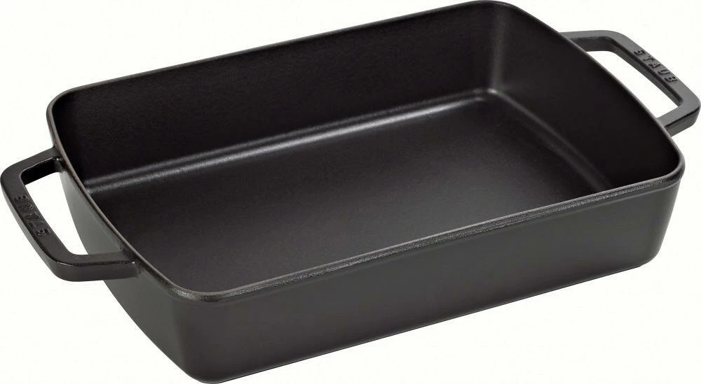 Staub Auflaufform Aus Gusseisen 30 X 20 Cm In Schwarz