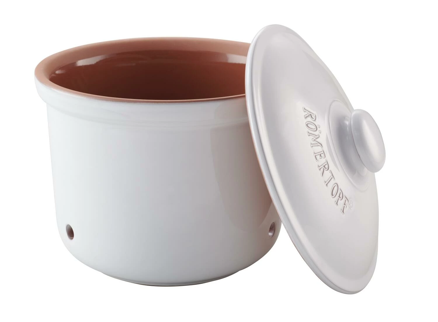 Römertopf Vorratstopf Frische-Topf MAXI PLUS, Weiß – Bild 2