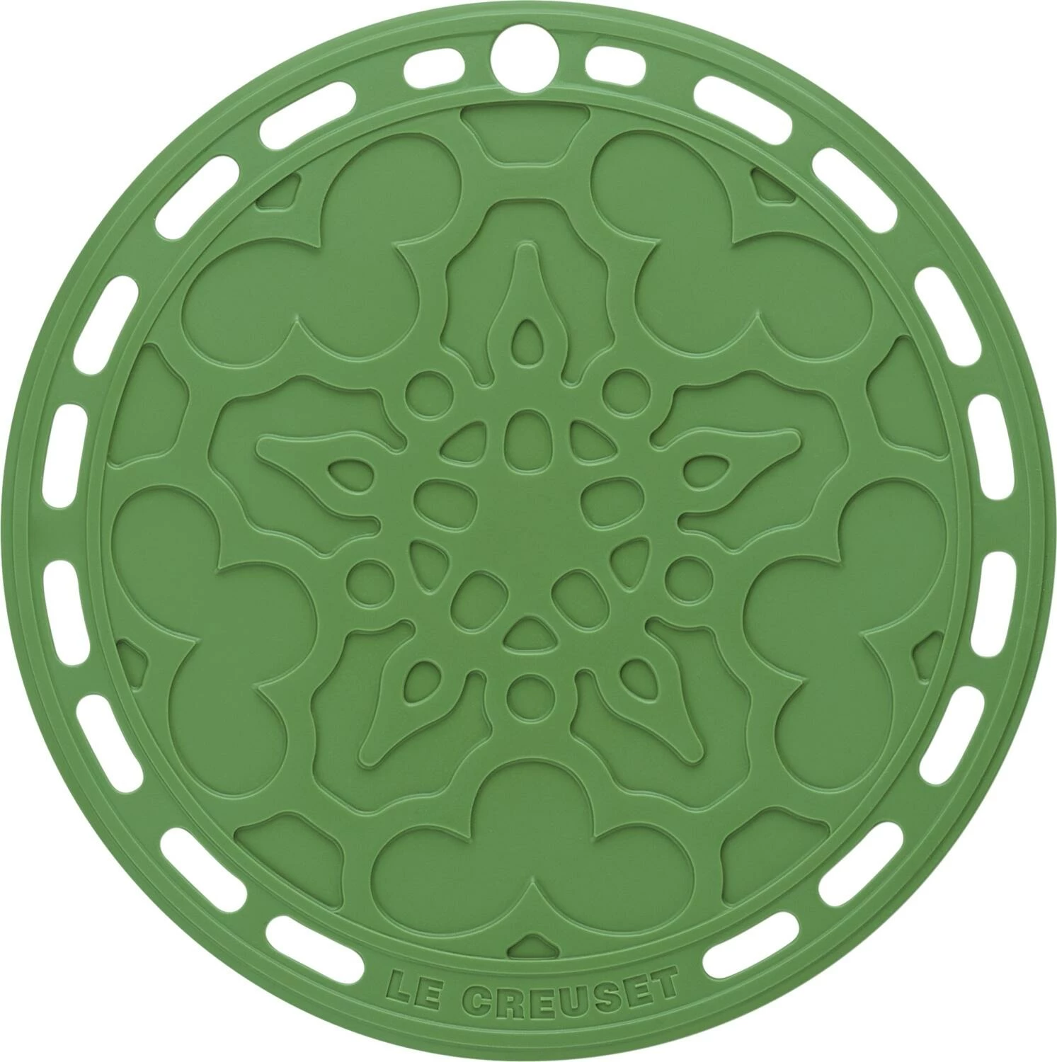 Le Creuset Silikonuntersetzer Tradition In Bamboo Green