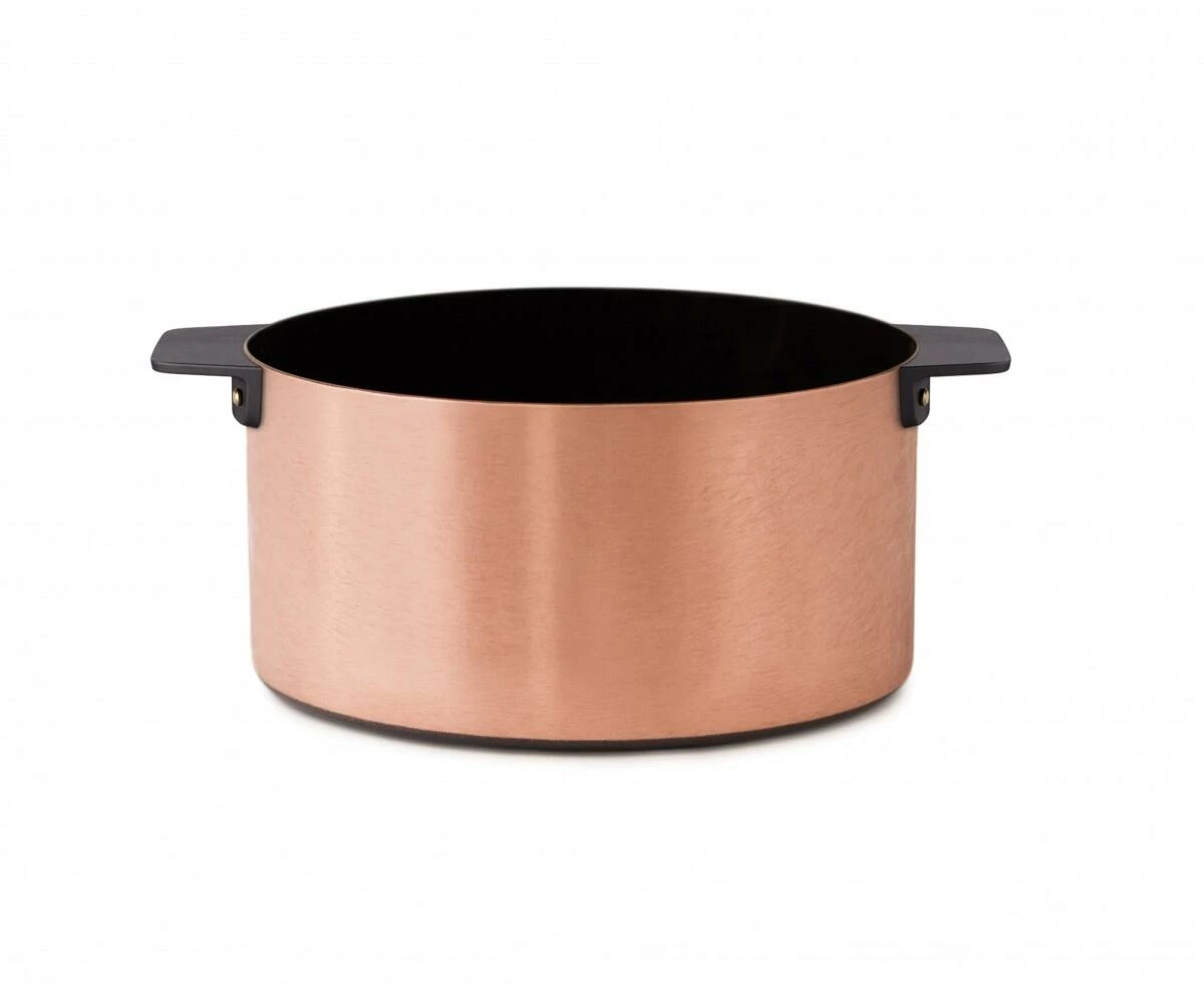 Fleischtopf Mit Deckel Chrom Noir Aus Der Kupfermanufaktur Weyersberg