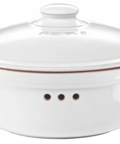 Römertopf Brot-Frischetopf Rund, Weiß