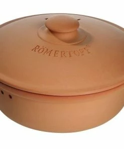 Römertopf Brot-Frischetopf Rund, Terrakotta