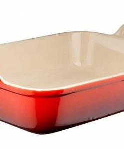 Le Creuset Auflaufform Tradition, Rechteckig In Kirschrot