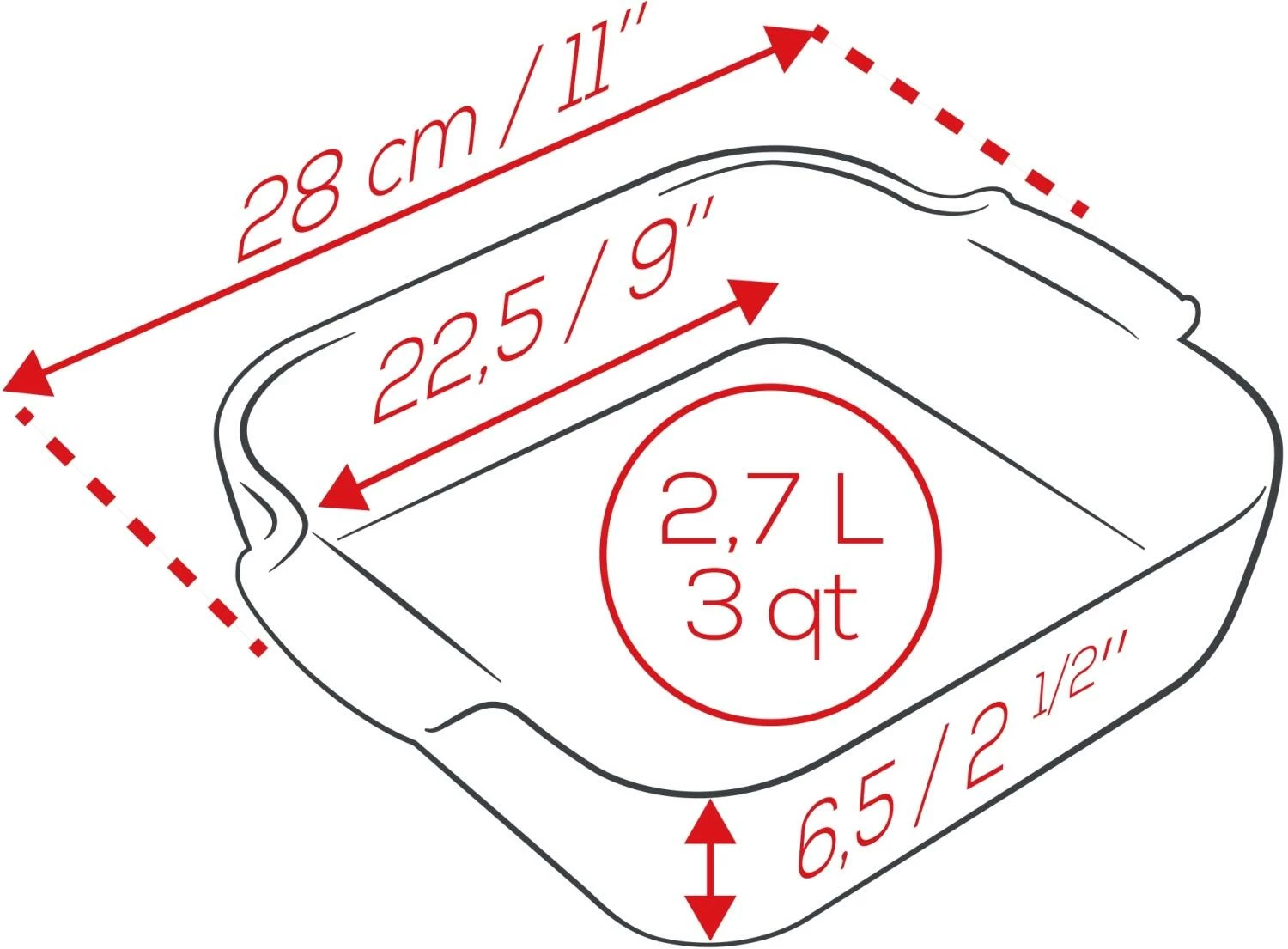 Appolia Auflaufform Quadratisch In Terracotta – Bild 8