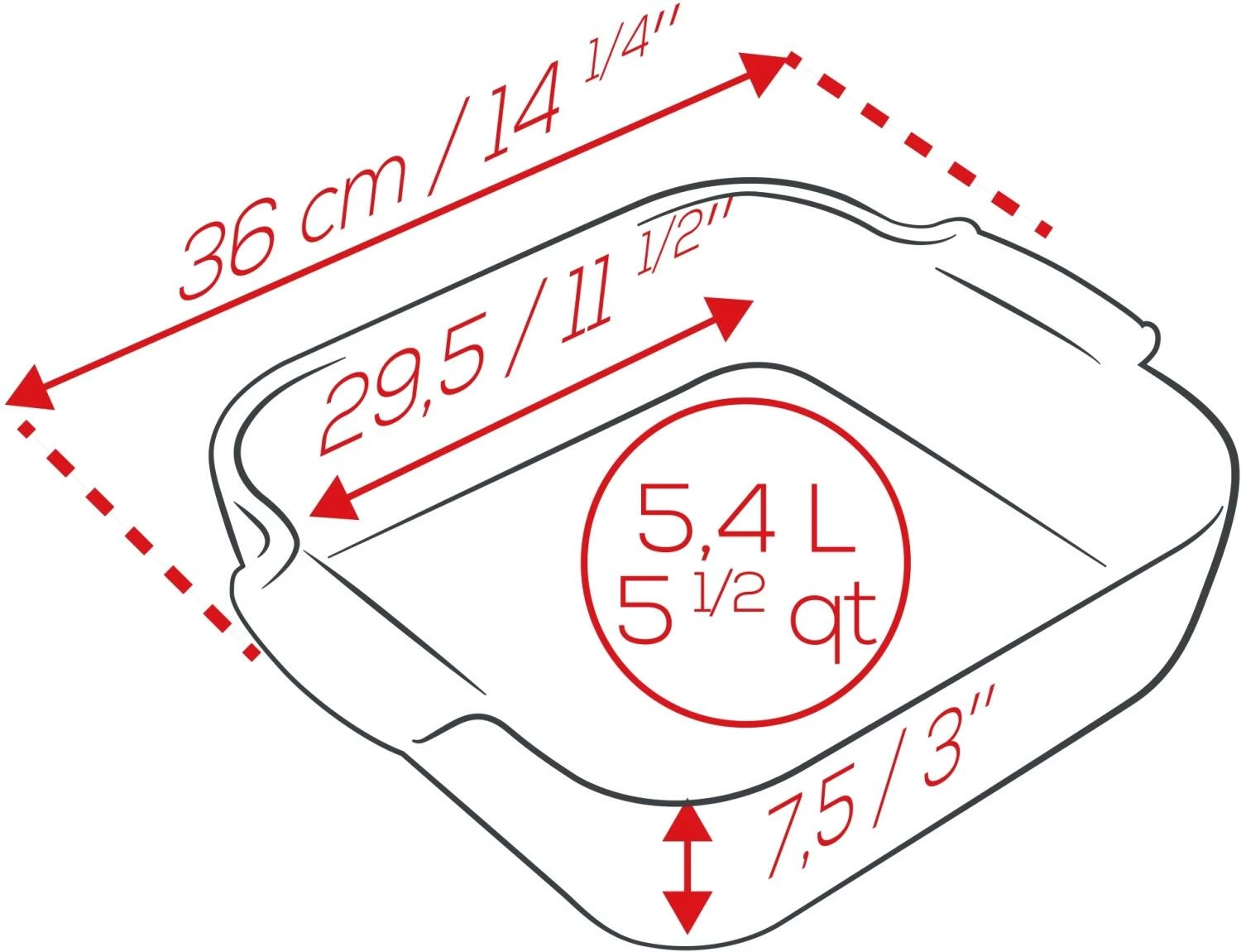 Appolia Auflaufform Quadratisch In Blau – Bild 11