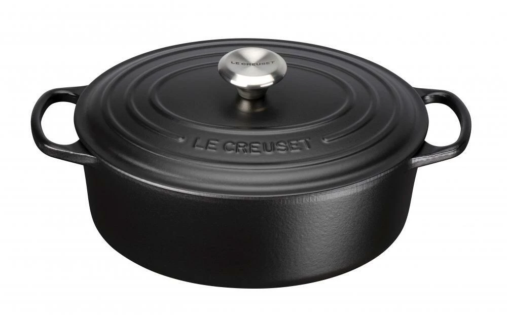 Le Creuset Bräter Signature Oval In Schwarz