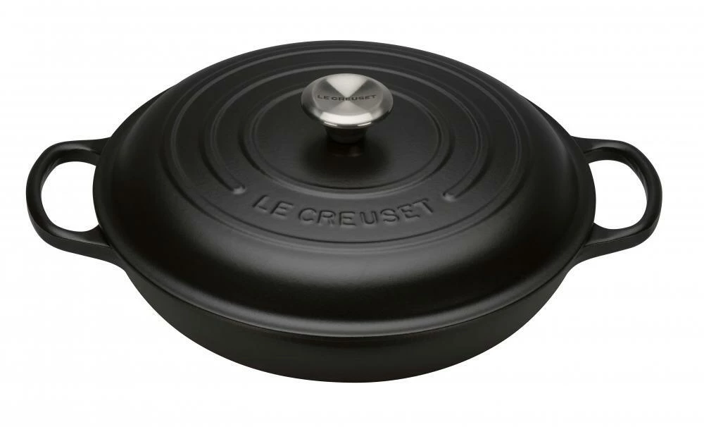 Le Creuset Gourmet-Profitopf Signature In Schwarz, 26 Cm