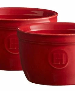 Emile Henry Töpfchen Nr. 9 In Granatapfel, 2er Set