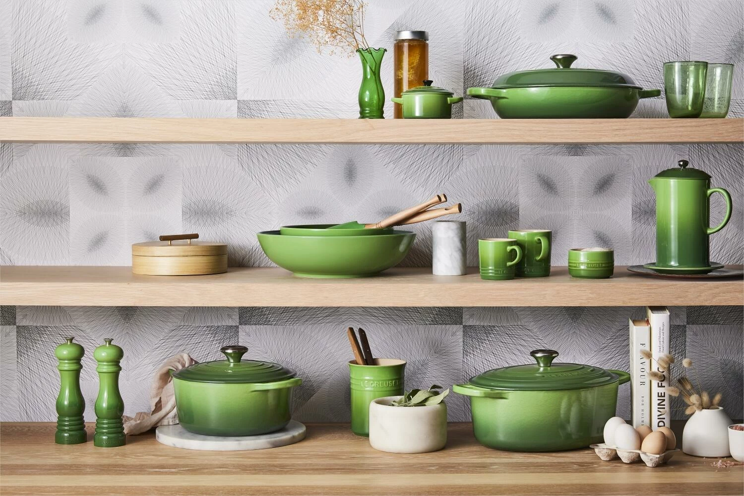Le Creuset Familientopf La Marmite SIGNATURE In Bamboo Green – Bild 3