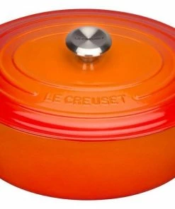 Le Creuset Bräter Signature Oval, 40 Cm (Gänsebräter) In Ofenrot