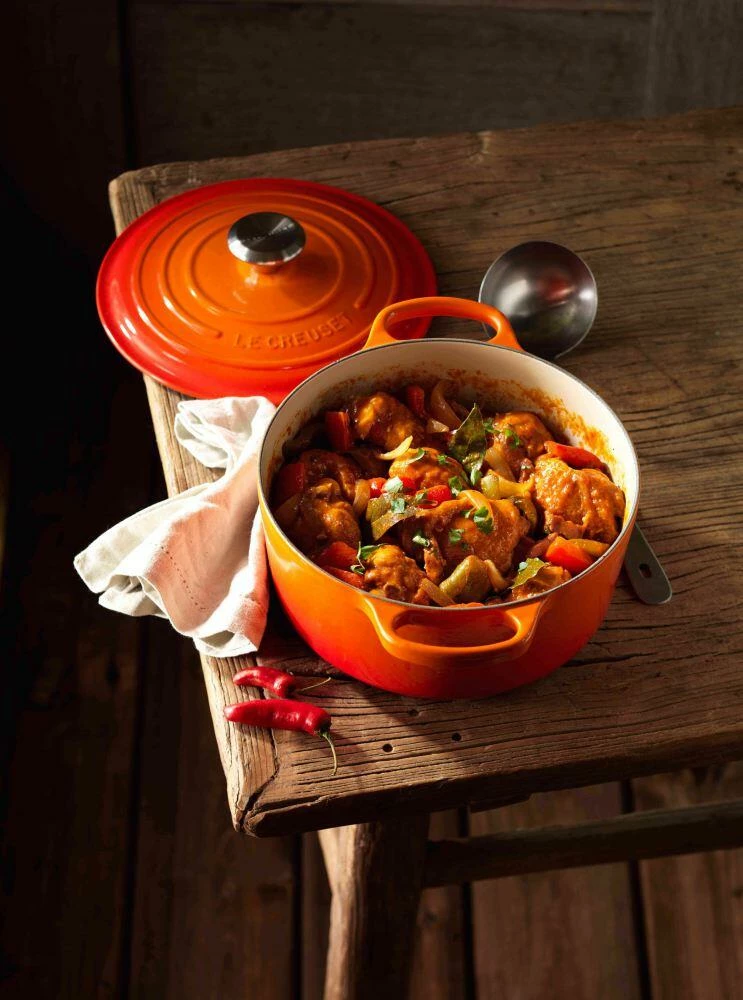 Le Creuset Bräter Signature Rund In Schwarz – Bild 2