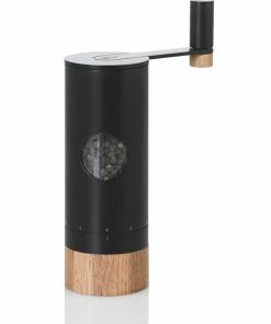 AdHoc Pfeffer- Oder Salz-Getriebemühle PowerMill In Edelstahl/Roteiche