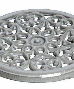 Staub Topfuntersetzer Lilie In Grau