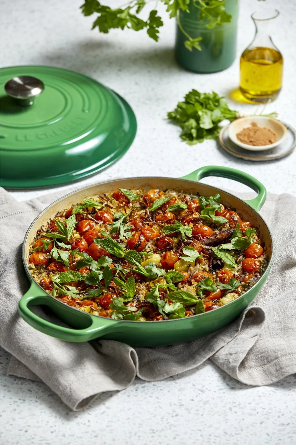 Le Creuset Gourmet-Profitopf SIGNATURE In Bamboo Green – Bild 2