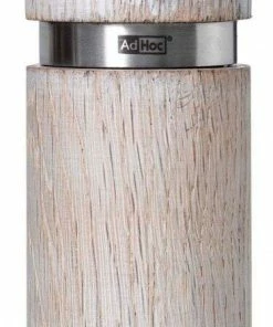 AdHoc Pfeffer- Oder Salzmühle Textura Antique Weiß