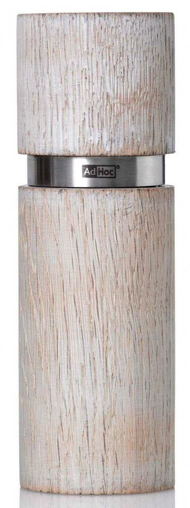 AdHoc Pfeffer- Oder Salzmühle Textura Antique Weiß