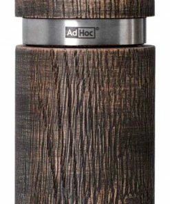 AdHoc Pfeffer- Oder Salzmühle Textura Antique Schwarz