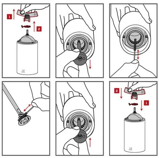 PEUGEOT Holzmühle Isen Für Langpfeffer, Natur – Bild 5