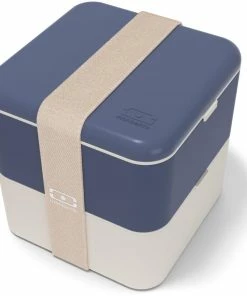 Monbento MB Square Bento-Box In Blue Natural